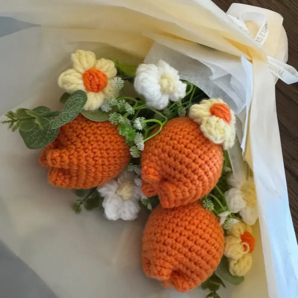 Crochet Tulip Bouquet | Forever Flower Gift